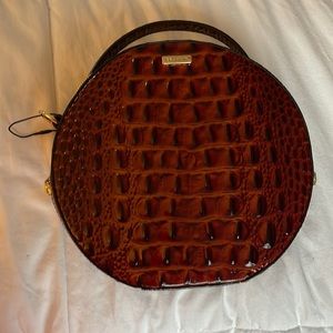 Brahmin Lane Pecan Melbourne Crossbody Bag Genuine Leather
